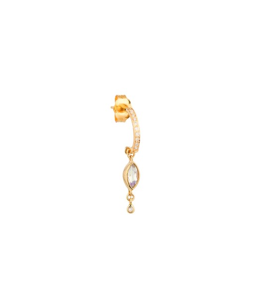 MARQUISE MOONSTONE & DIAMONDS EARRING chez Cornerstreet bien 