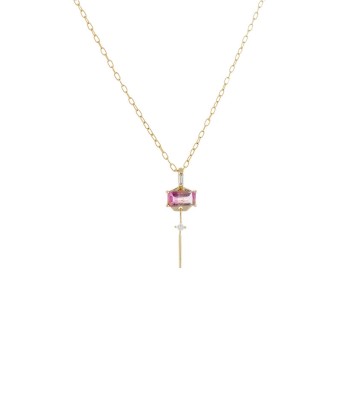 COLLIER TOURMALINE ROSE Les magasins à Paris