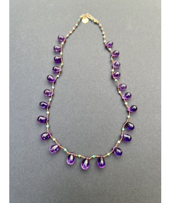 WINFIELD AMETHYST AND AMAZONITE NECKLACE Par le système avancé 