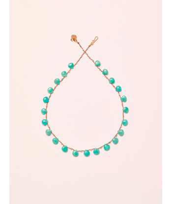 AMAZONITE BEETLE NECKLACE livraison et retour toujours gratuits