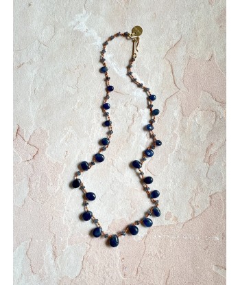 COLLIER COCOPLUM DROPS & BEADS SAPHIR BLEU 50% de réduction en Octobre 2024