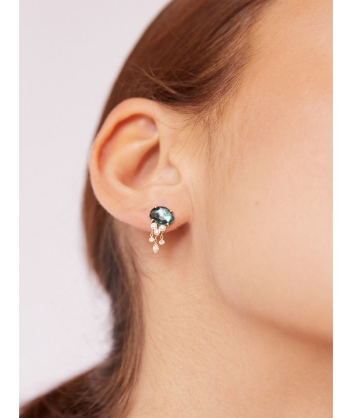 EARRING JELLYFISH TOURMALINE BLUE offre 