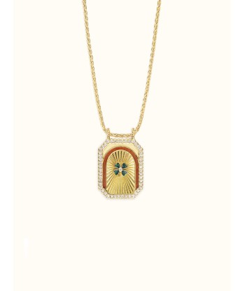 CLOVER MINI SCAPULAR NECKLACE livraison et retour toujours gratuits