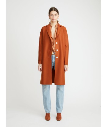 MANTEAU OVERCOAT LIGHT PRESSED COPPER destockage