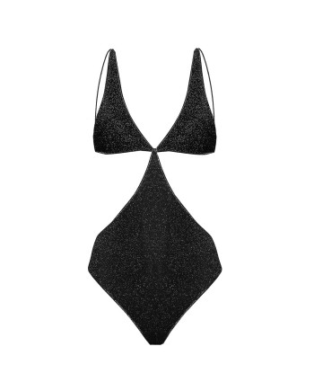 MAILLOT DE BAIN COLORE CUT OUT BLACK hantent personnes