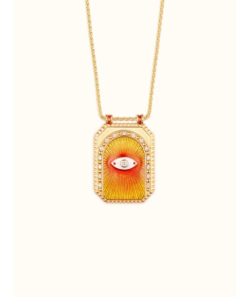 EYE PROECT ORANGE SCAPULAR NECKLACE en ligne