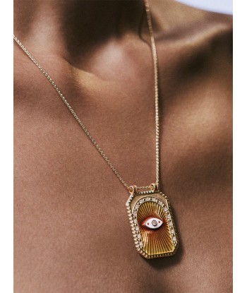 EYE PROECT ORANGE SCAPULAR NECKLACE en ligne