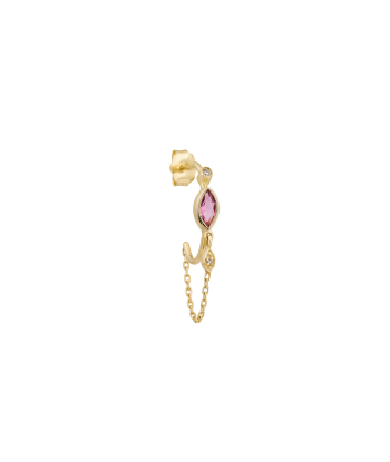 PINK TOURMALINE & DIAMONDS MARQUISE EARRING 50-70% off 