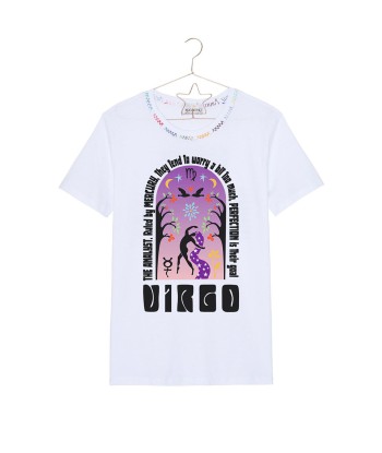 TEE SHIRT ASTRO BLANC VIRGO plus qu'un jeu 