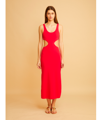 ROBE SMOOTH LIFE ROSE-ROUGE les ligaments