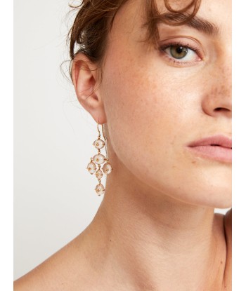 GIRANDOLE QUARTZ EARRINGS pas chere