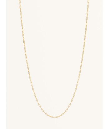 MINI RECTANGLE CHAIN 45CM YELLOW GOLD shop