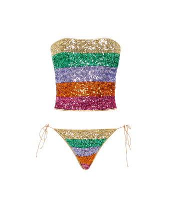 SWIMSUIT MULTICOLORED SEQUIN HEADBAND prix pour 