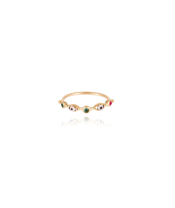 EYE RING RUBIS AND TOURMalINE 50-70% off 