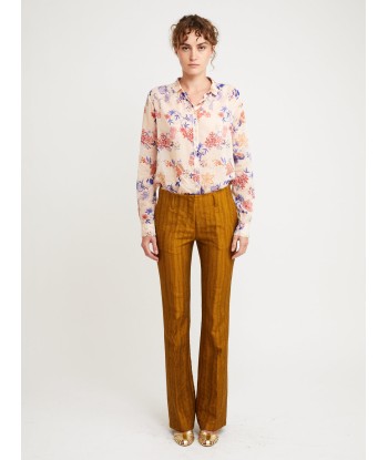 BRONZE JACQUARD TROUSERS 50-70% off 