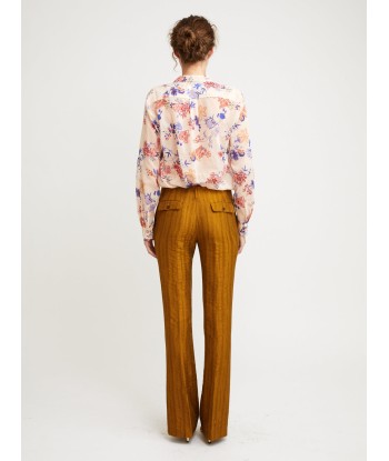 BRONZE JACQUARD TROUSERS 50-70% off 