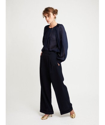 NOTTE WOOL TROUSERS s'inspire de l'anatomie humaine