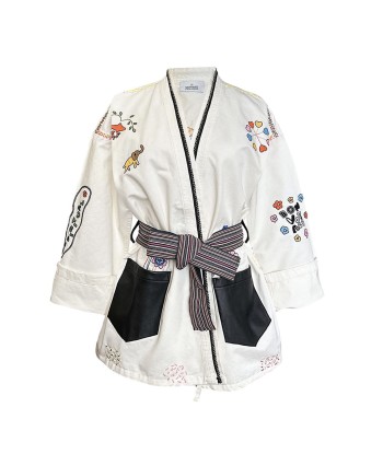 BON VOYAGE WHITE KIMONO commande en ligne