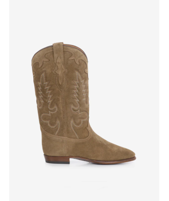 MIDNIGHT COWBOY BOOTS IN CHESNUT SUEDE ouvre sa boutique