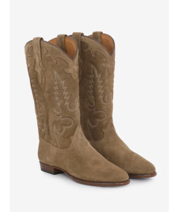 MIDNIGHT COWBOY BOOTS IN CHESNUT SUEDE ouvre sa boutique