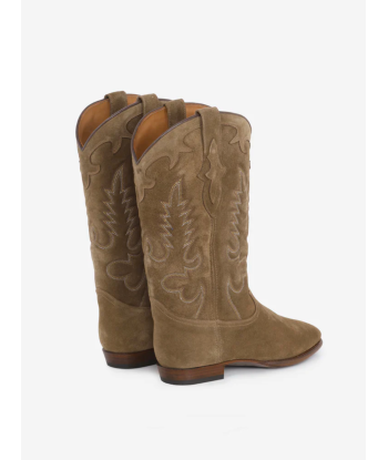 MIDNIGHT COWBOY BOOTS IN CHESNUT SUEDE ouvre sa boutique