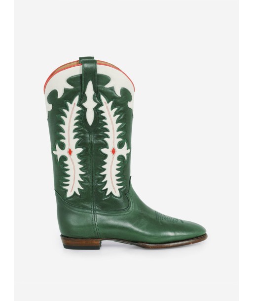 SANTIAG MIDNIGHT TEXAS DARK GREEN BOOTS paiement sécurisé