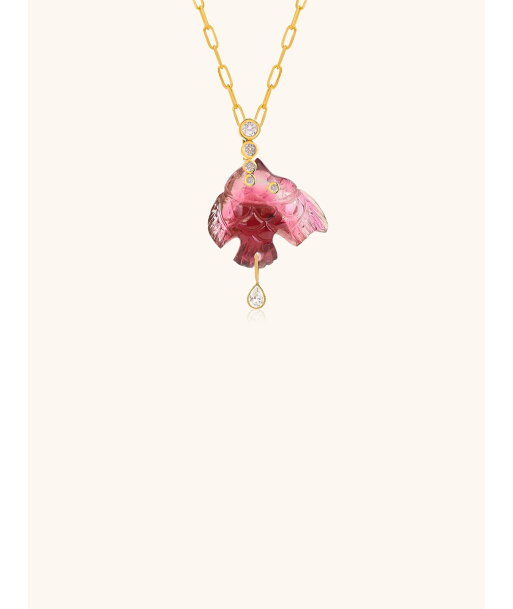 PINK TOURMALINE FISH PENDANT shop