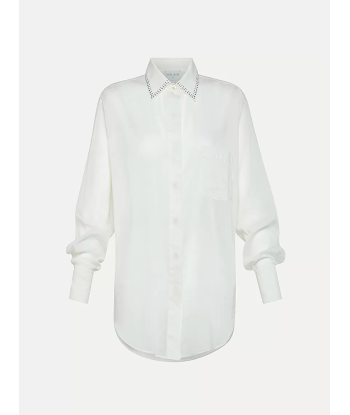 OVERSIZE SHIRT WITH RHINESTONES Véritable concentré