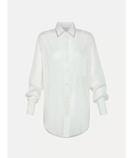 OVERSIZE SHIRT WITH RHINESTONES Véritable concentré