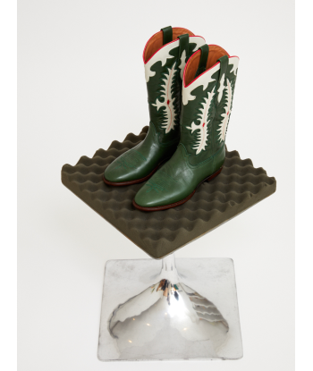 SANTIAG MIDNIGHT TEXAS DARK GREEN BOOTS paiement sécurisé