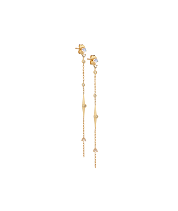 LONG HANG DIAMOND EARRINGS Par le système avancé 