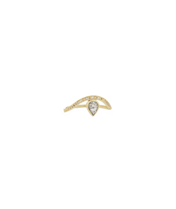 GREY DIAMOND WAVE RING, DIAMONDS AND GOLD les ligaments