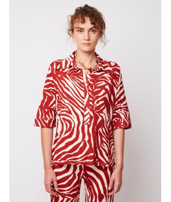 LAUREN ZEBRA BLOUSE chez Cornerstreet bien 