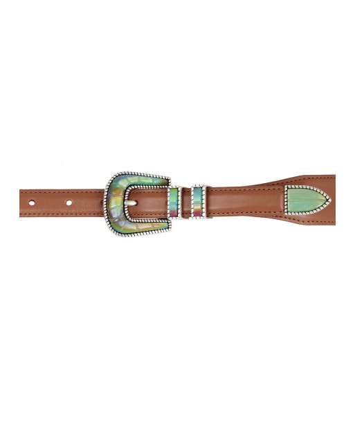 EXCLUSIVE CRAZY SILVER & TAN BELT sur le site 