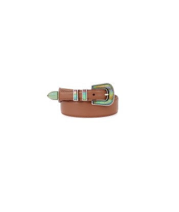 EXCLUSIVE CRAZY SILVER & TAN BELT sur le site 