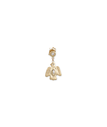 EARRING BIRD MARQUISE DIAMONDS rembourrage situé sous