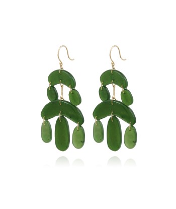 MINI JADE CHANDELIER EARRINGS des créatures d'habitude