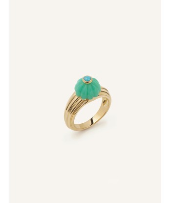 GELATO CHRYSOPRASE AND TURQUOISE RING Amélioration de cerveau avec