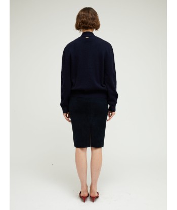 CARDIGAN LOU NERO NAVY outlet