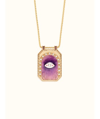 SCAPULAR EYE PROTECT VIOLET 18K pas cher 