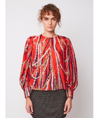 BLOUSE HILL SEVIGNY ROUGE Profitez des Offres !