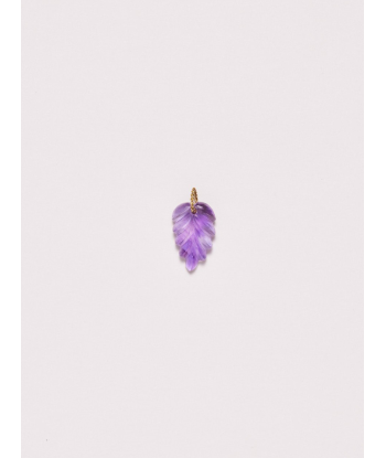 AMETHYST LEAF EFFIE PENDANT Pour