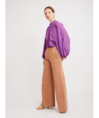 OLD PEACH GABARDINE SWEET CHOCO TROUSERS Toutes les collections ici