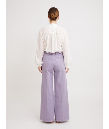 OLD PEACH LAVENDER GABARDINE TROUSERS Les magasins à Paris et en Île-de-France