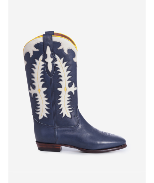 MIDNIGHT TEXAS DARK BLUE BOOTS solde