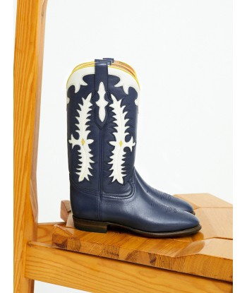 MIDNIGHT TEXAS DARK BLUE BOOTS solde