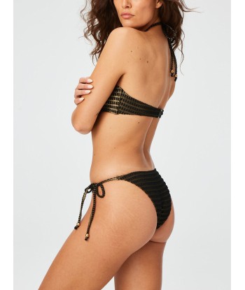 BIKINI TOP BLACK & GOLD l'achat 