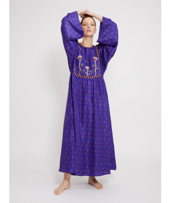 DEVA VIOLET SILK DRESS Le MVP de beaucoup