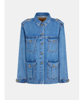 VESTE SAHARIANA EN DENIM NARIIDA MAYA pas cher