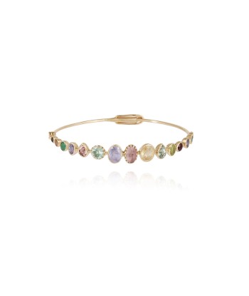 AMETHYSTE, TOURMAIN AND SAPPHIR SMILLER BRACELET Profitez des Offres !